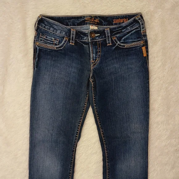 SILVER Jeans Santorini Denim Capri Pants, Size  28 - Picture 5 of 11